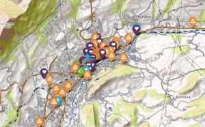 Carte collaborative cyclable Gap